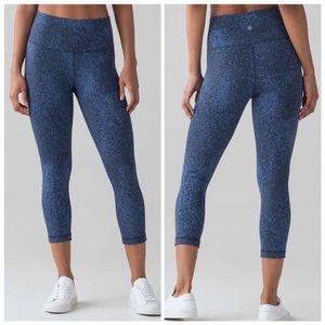 Lululemon wunder under crop highrise power luxtreme Legging mineral deposit 4
